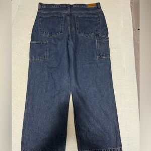 RSQ blue loose fit carpenter jeans